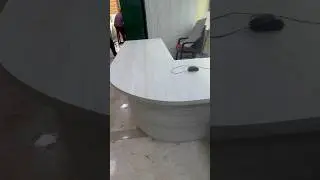 Round counter table/round office table #roundtable #roundtabledesing