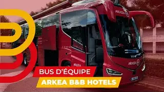Visite du bus d'équipe Arkéa B&B Hotels