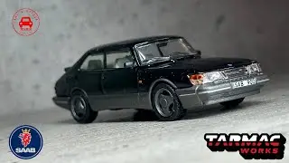 Tarmac Works GLOBAL64 1:64  Saab 900 Turbo Black