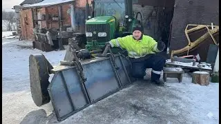 Работаем в -20! Фреза для минитрактора готова!