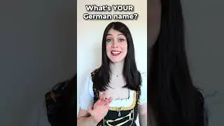 What's YOUR German name? (female version)