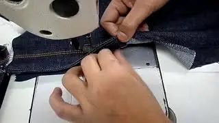 Pant J stitch make without mark IE process development