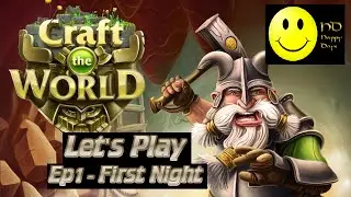 Craft the World Lets Play ep1 First Night
