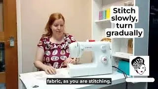 Task 4 stitching curves - Introduction to using a sewing machine