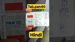 #tabletpan40#pan40tab#pan40#pantaprazole40mg#ppi#pantaprazole#hindi