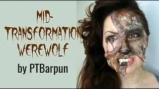 Mid-Transformation Werewolf by PTBarpun