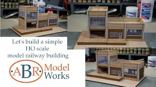 Let's build a simple ho scale model railway building