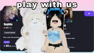 Spending my LIFE'S SAVINGS on E-Girls That Play Roblox