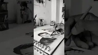 Kishore Kumar Ji realistic drawing 🌻🎵 #drawing #art #shorts