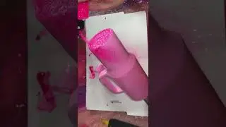 Pink Stanley glitter tumbler with epoxy #stanleytumbler #40oztumbler #stanleyquencher