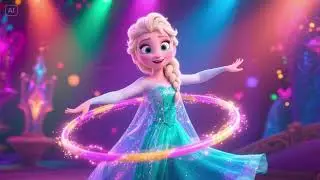 Elsa and the Enchanted Hula Hoop 2 | Magical Kids Song Adventure ✨⭕🎶