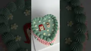 doodle cake! #cakedecorating #shorts