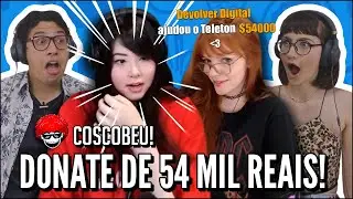 JOVENS REAGEM A O DONATE DE 54 MIL REAIS - LIVES ENGRA&Ccedil;ADAS - COSCOBEU
