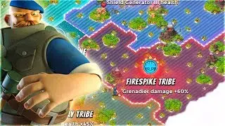 Boom Beach INSANE Grenadier Tribe BOOST!!