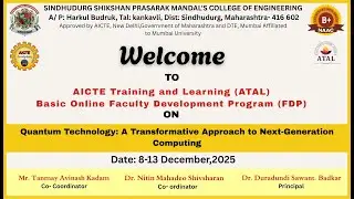 DAY 4 ATAL FDP On  Quantum Technology  A Transformative Approach to Next Generation Computing
