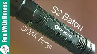 Unboxing: Olight S2 Baton & OOAK Forge Comb Skully
