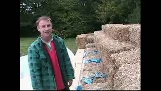 Building a straw bale house Part.1