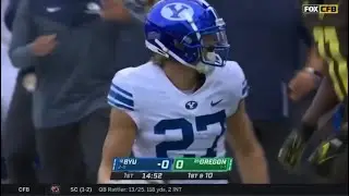 #25 Oregon vs #12 BYU Highlights | College Football Week 3 | 2022 College Football Highlights