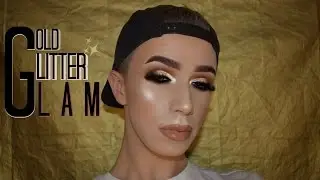 GOLD GLITTER SMOKEY EYE | Makeup Tutorial | Mitchell MUA