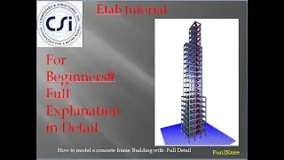 Concrete Frame Design in Etab 2016//PART 1//
