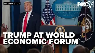 What's on the table as Trump is set to speak at the World Economic Forum
