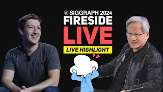 bycloud's stream highlight: Jensen Huang Fireside @SIGGRAPH2024
