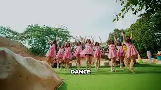 ##DANCE# WITH THE# PINK #PONY#BOLD CAPS SING