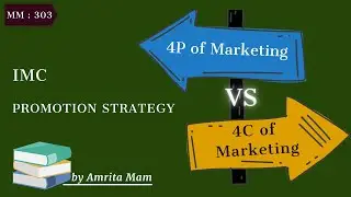 MM 303: IMC/ PROMOTION STRATEGY | 4P Vs 4C of Marketing | MAKAUT | ICFAI |MBA Classes by Amrita Mam
