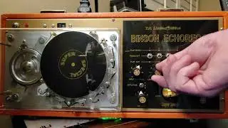Binson Echorec Delay Oscillation. Riding the Echos w/ Vari-Speed