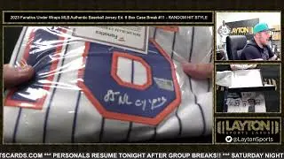2023 Fanatics Under Wraps MLB Authentic Baseball Jersey Ed  6 Box Case Break #11   RANDOM HIT STYLE
