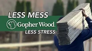 This is Gopher Wood: Less Mess, Less Stress, and It Just Makes Sense.