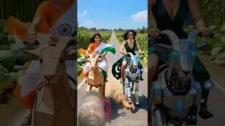 XRetire Army Soldier Build Robotic Goat for a Indian Girl! #ai #army #save #robot