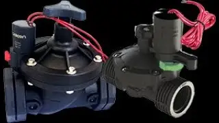Wiring and operating AC solenoid diaphragm valves for irrigation with drip or sprinklers