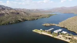 Apache Lake Az,  view from the drone