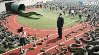 😨🐍School invaded by swarming snakes! | Rising Boas in a Girl's School | YOUKU MONSTER MOVIE