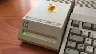 Commodore Amiga 500 with A590 Hard Drive Plus attached. First start after 25 years of hibernation