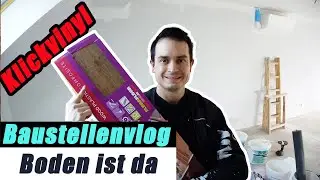 Boden ist da - erstes Mal Klickvinyl gekauft - Baustellenvlog