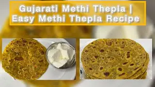 Methi Thepla Recipe | Soft & Tasty Gujarati Thepla (Step-by-Step) #fyp #food #methithepla #recipe