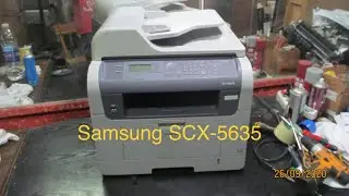 تنضيف ملفات وسكانر برنتر سامسونج ٥٦٣٥ (ج٤) Samsung SCX-5635FN Clutch&Scanner Cleaning