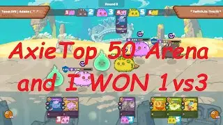 Top 50 1v3 Stream Highlight WIN Axie Infinity Arena. Season 18