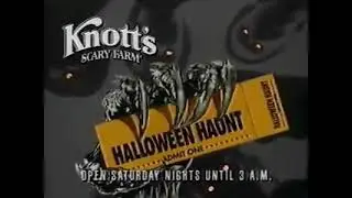 Knott's Scary Farm Halloween Haunt Commercial