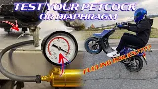 How to Test your Petcock / diaphragm pump | Zuma, Elite, Dio, Ch80, ruckus, ALL Carbed scooters.