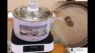 AK 自動升降火鍋蒸煮鍋 Auto lifting hot pot cooker 2021 😘打邊爐超方便 🍲唔怕食物跌落底💦💕 可煮低糖飯 🧡💥