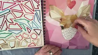 ASMR | Completing two Sticker by Number Animal pictures (Soft Spoken)