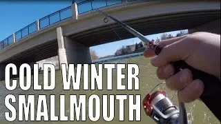 Fishing in the Dead of Winter -- River Raisin Urban Smallmouth
