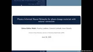 Physics Informed Neural Network - Use Case