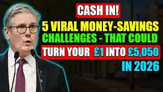 CASH IN: 5 вирусных челленджей по экономии денег, которые могут превратить 1 фунт стерлингов в 50...