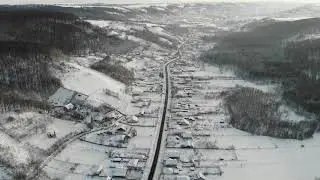 Valea Budului inzăpezită - 4K