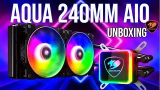 Cougar AQUA ARGB 240 Unboxing & First Look
