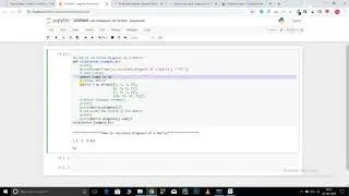 Diagonal & Trace of a Matrix